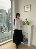 Dopuni Dot Banding Long Skirt