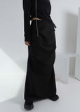 SHIRRING SLIT LONG SK