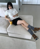 NOOR HALF SLEEVE TURTLENECK