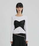 Bustier Layered Long Sleeve