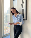 Verive Collar Stripe Shirt