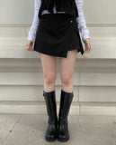 Ladle Wrap Mini Skirt Pants