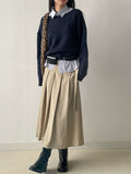 Alpaca Wool Boat Neck Crop Knit