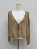 Alpaca Strap Cuffs Cardigan