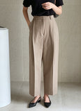 Ronlid One Tuck Wide Straight Pants