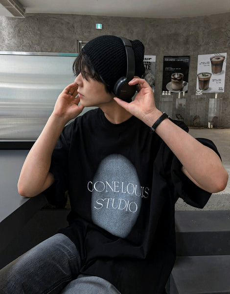 【COSYHARU】Spray painting short sleeve tee COSYHARU】Spray painting short sleeve tee (COSYHARU/Tシャツ