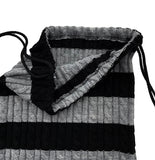 STRIPE KNIT BACKPACK