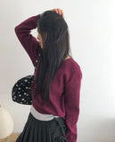 Pidil Dot Button Nylon Shoulder Bag