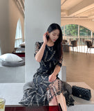 Elzes See-Through One Piece Short Sleeve Ver