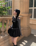 Cesi Slit Bustier T-shirt Set