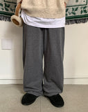 Fenme Brushed Banding Layered Pants