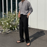 Air Cool Banding Semi Wide Slacks