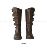 LAYERED BUCKLE BOOTS