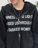 Tevi Lettering Crop Hoodie