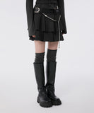 Layered Pleats Skirt