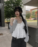 Hari Linen Crop Cardigan