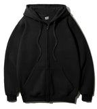 950g Original Plain Zip-Up Hoodie