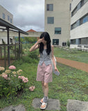 Deo button split sleeveless