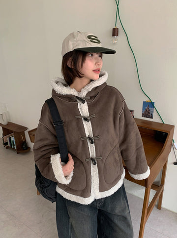 Toneki Fleece Duffel Hood Mustang