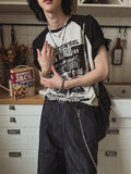 Age Raglan overfit short sleeve t-shirt
