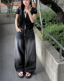Empo Cut Washing Balloon Wide Pants