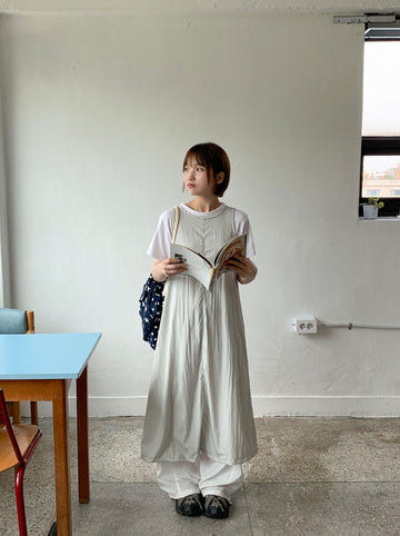 Tlund Summer Layered Nylon Sleeveless One Piece