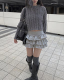 Bay Tiered Mini Skirt