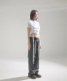 Chiffon Shirring T-Shirts