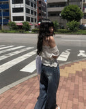 Amyu Summer Denim Wide Pants