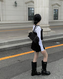 Hami Two-Way Biker Middle Boots