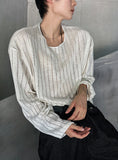 Akubi Summer Sleeve Ribbed Knit