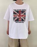 Alan Union Jack Print Over Short Sleeve Tee