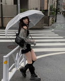 Reese Net Strap Slit Knit