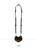 HEART BEAD CROSSBODY BAG