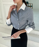 Verive Collar Stripe Shirt