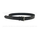 35mm real leather stud belt