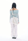 Aether stretch off-shoulder top