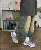 Gus Denim Cargo Bermuda Pants