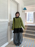 Hensoni cable round cardigan