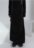 SHIRRING SLIT LONG SK