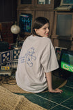 ABC CAT Embroidery Short Sleeve Tee