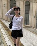 Ladle Wrap Mini Skirt Pants