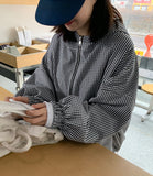 Hakona Check String Hood Wind Jumper