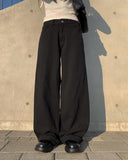 Dnie Cotton Bijou Wide Pants