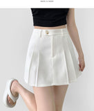 A-line Inner Button Stylish Skirt Pants