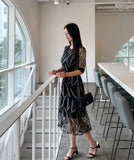 Elzes See-Through One Piece Short Sleeve Ver