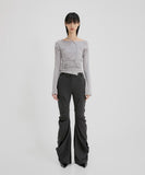 Asymmetrical Drape Pants