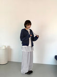 Diju lace banding wrap skirt pants
