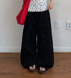 Visitk Summer Cut Cotton Wide Pants