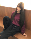 Abil Basic Round Neck Long Sleeve Knit
